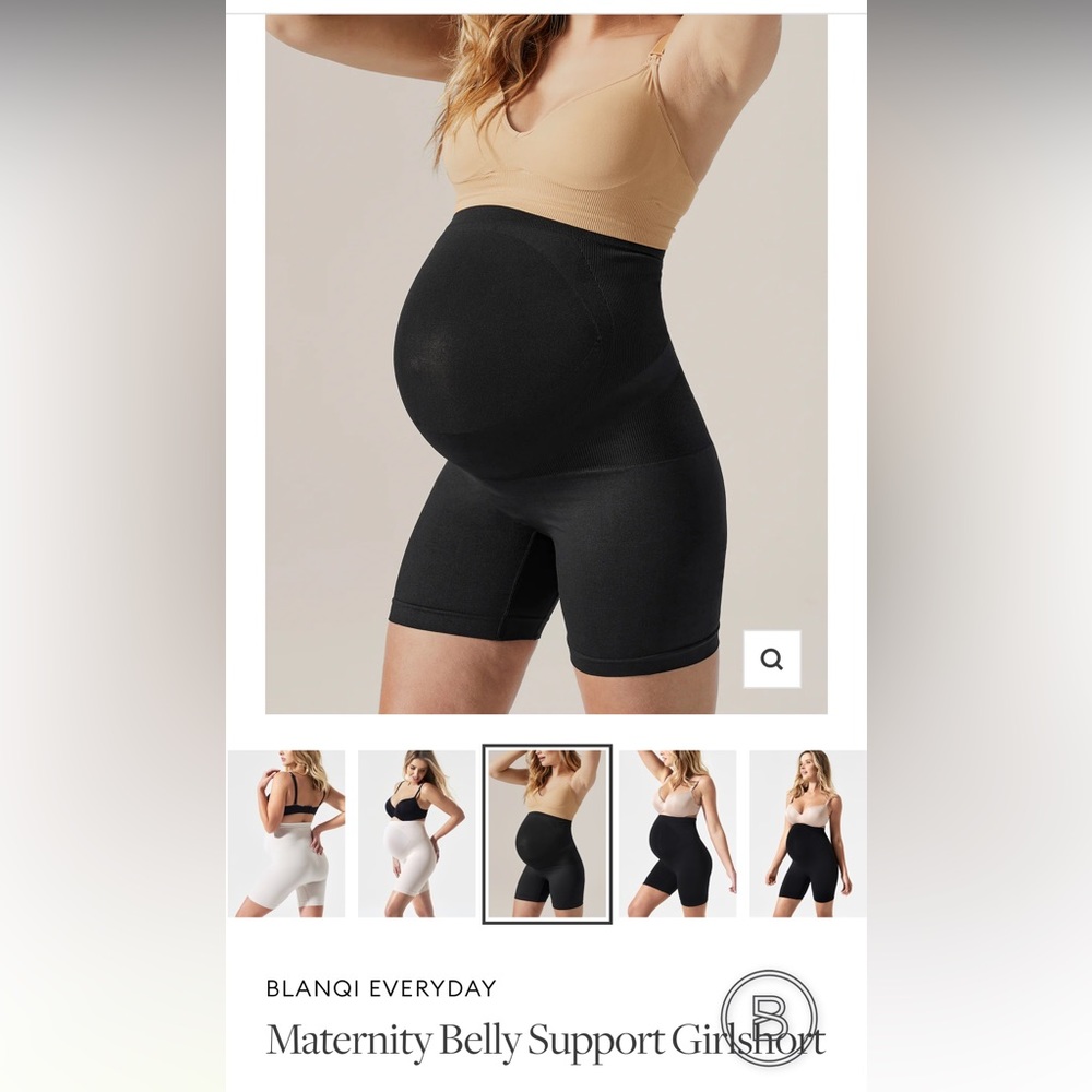 Blanqi maternity belly support girl shorts